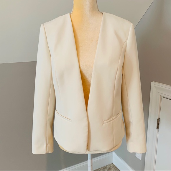 winter white jacket blazer